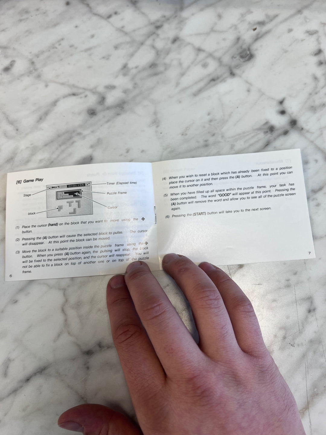 Daedalian Opus for Gameboy MANUAL ONLY MO91725