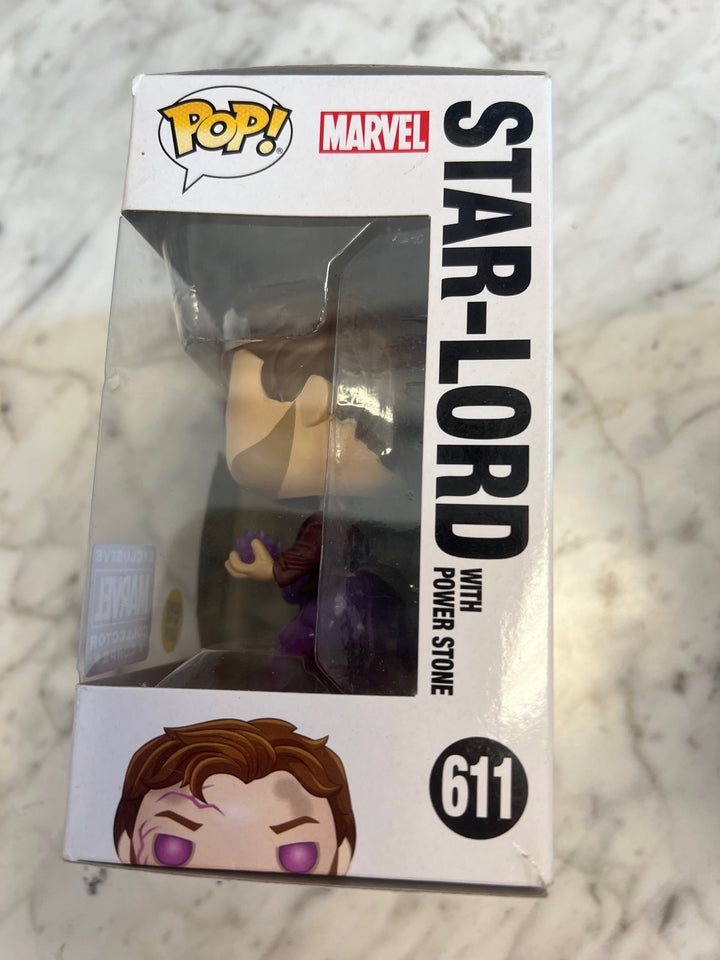 Funko Pop! Star-Lord with Power Stone #611 Guardians of the Galaxy GITD FP4125