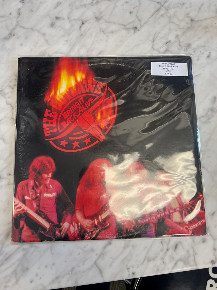 The Outlaws - Bring It Back Alive (VG+) Condition Vinyl Record     VR12324