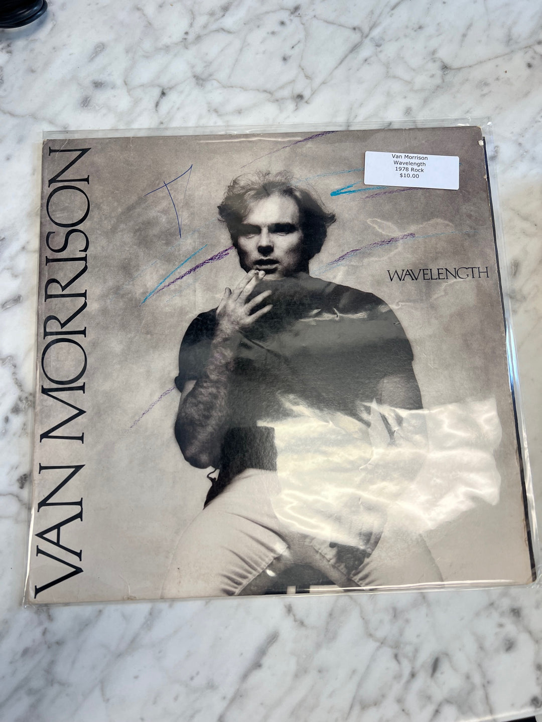 Van Morrison - Wavelength (VG+) Condition Vinyl Record     VR12324