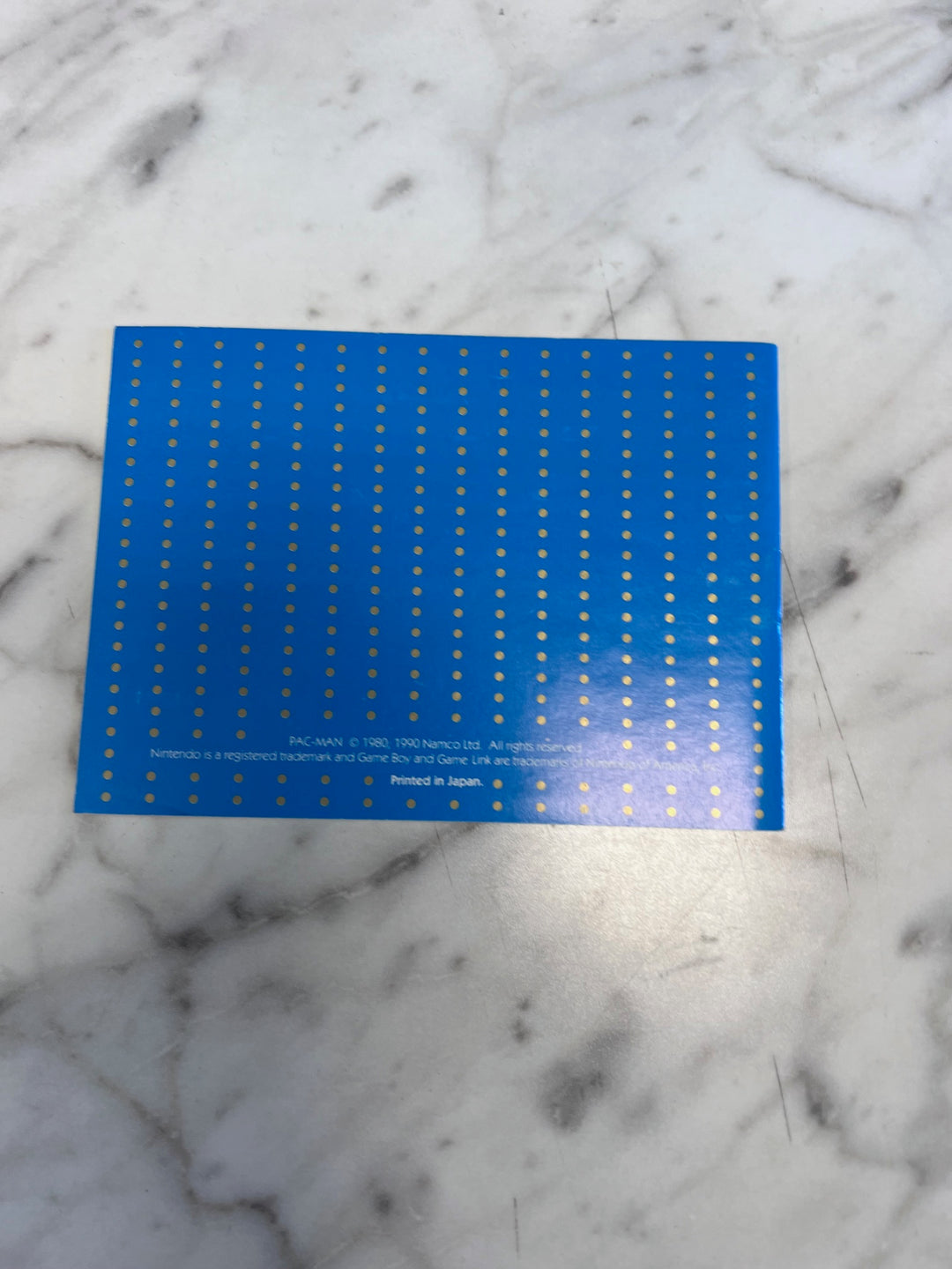 Pac-Man for Gameboy MANUAL ONLY MO91725