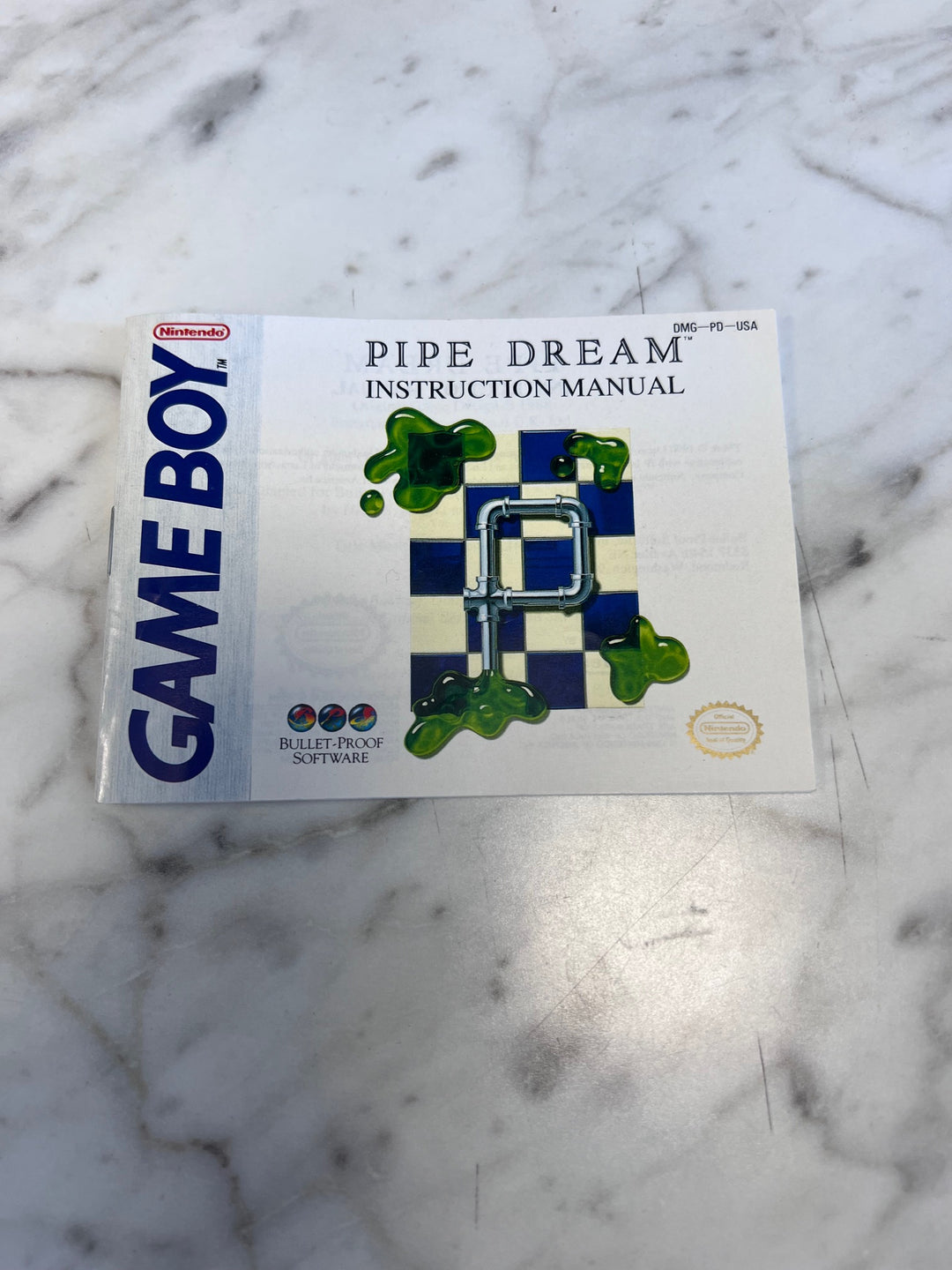 Pipe Dream for Gameboy MANUAL ONLY MO91725