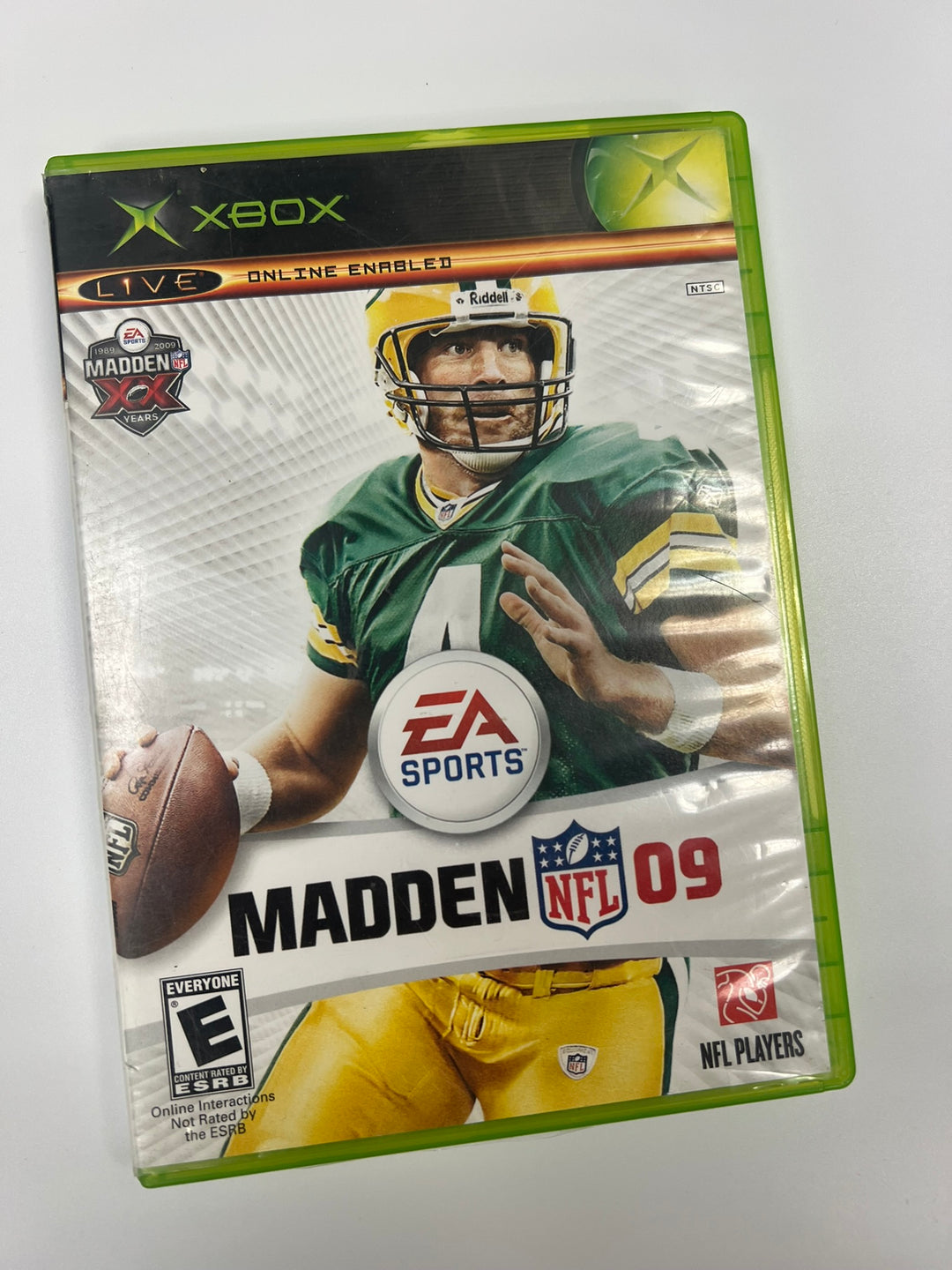 Madden 09 Original Xbox CASE & MANUAL ONLY NO GAME CO71326