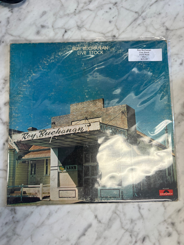 Roy Buchanan - Live Stock (VG+) Condition Vinyl Record    UR91125