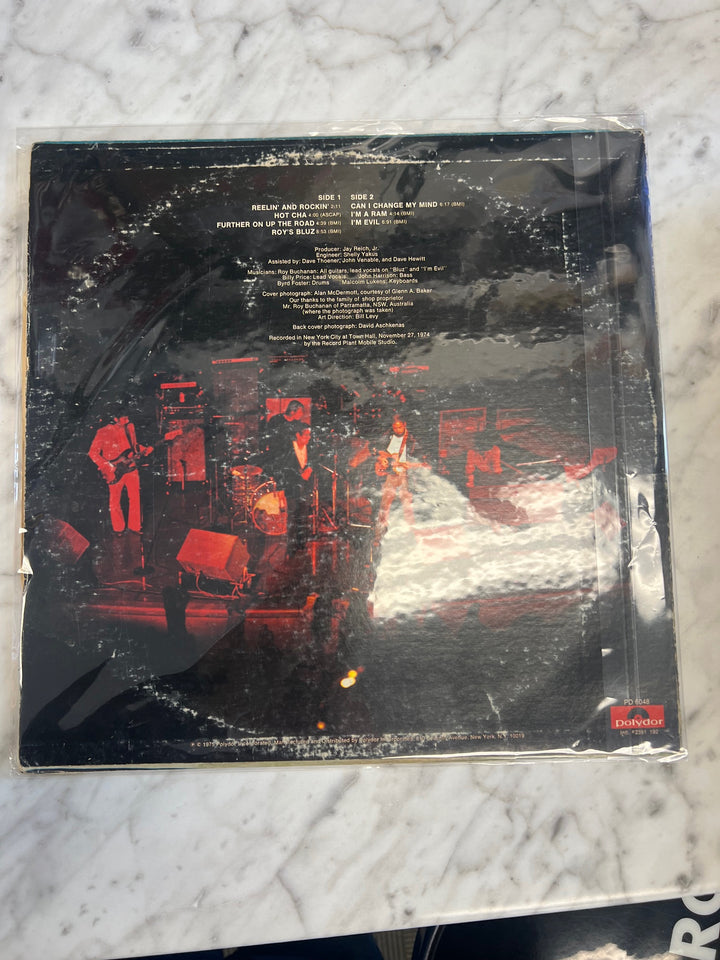 Roy Buchanan - Live Stock (VG+) Condition Vinyl Record    UR91125