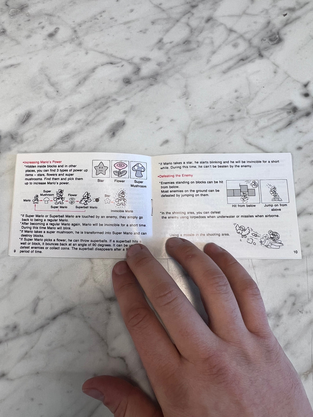 Super Mario Land for Gameboy MANUAL ONLY MO91725