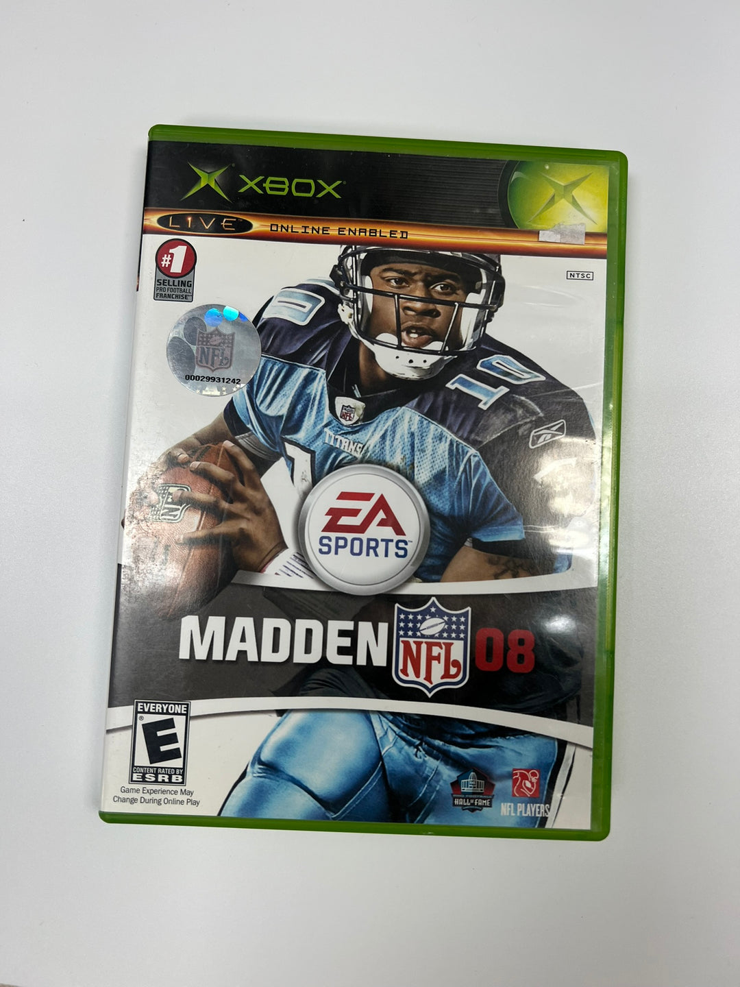 Madden 08 Original Xbox CASE & MANUAL ONLY NO GAME CO71326