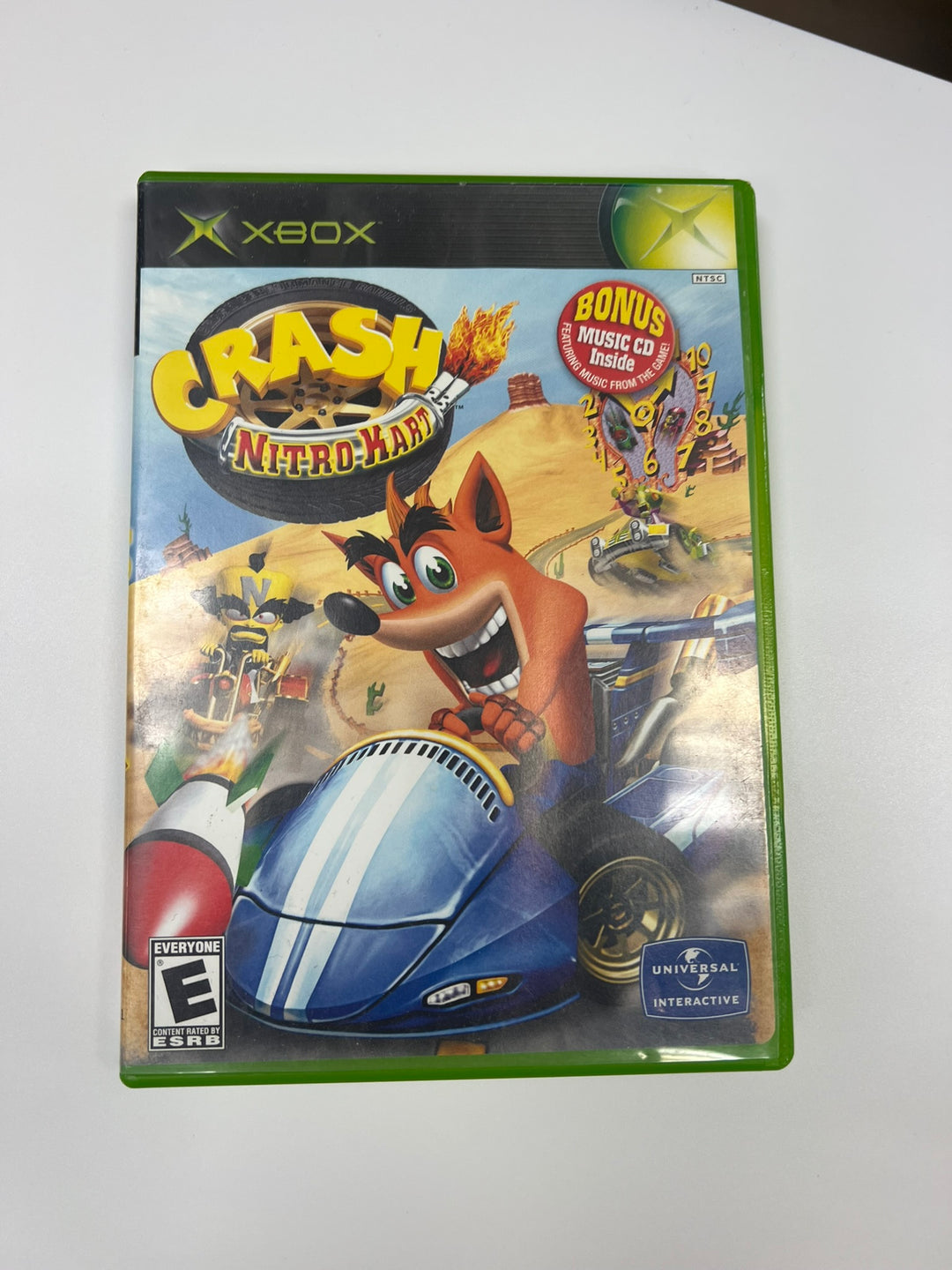 Crash Nitro Kart Original Xbox CASE & MANUAL ONLY NO GAME CO71326
