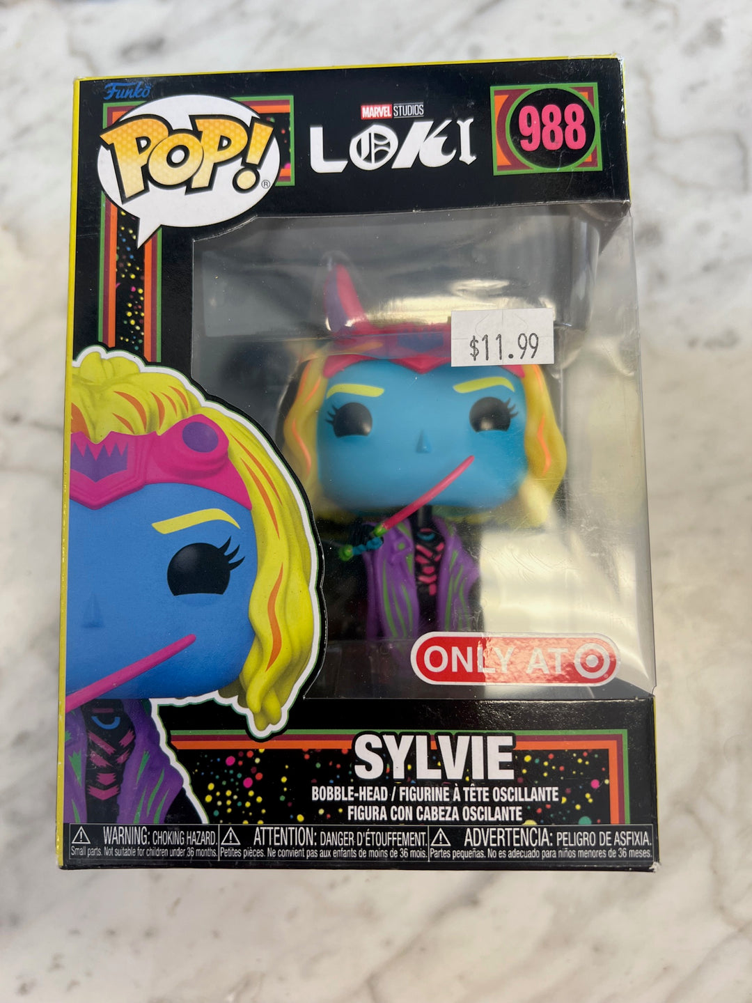 Funko Pop! Sylvie Blacklight #988 Loki Target Exclusive FP4125