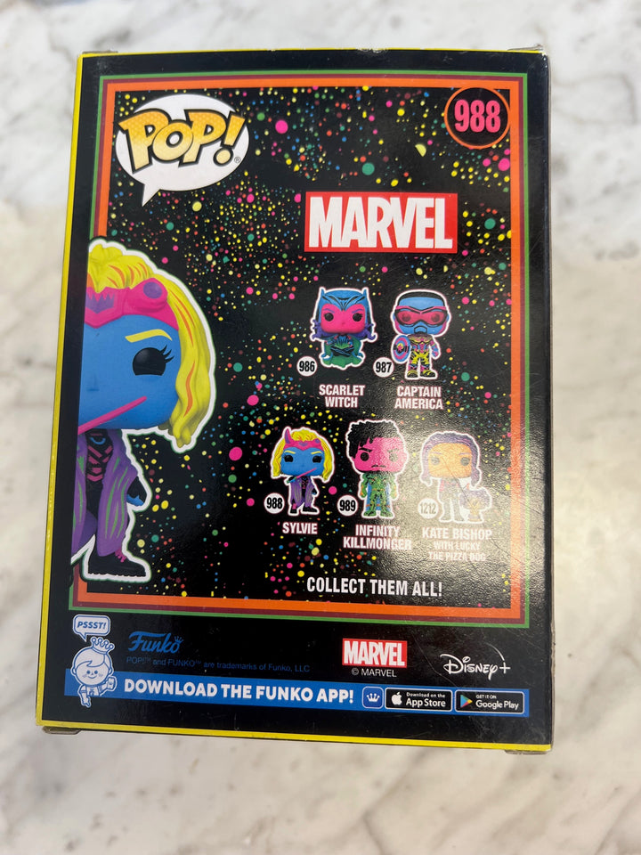 Funko Pop! Sylvie Blacklight #988 Loki Target Exclusive FP4125