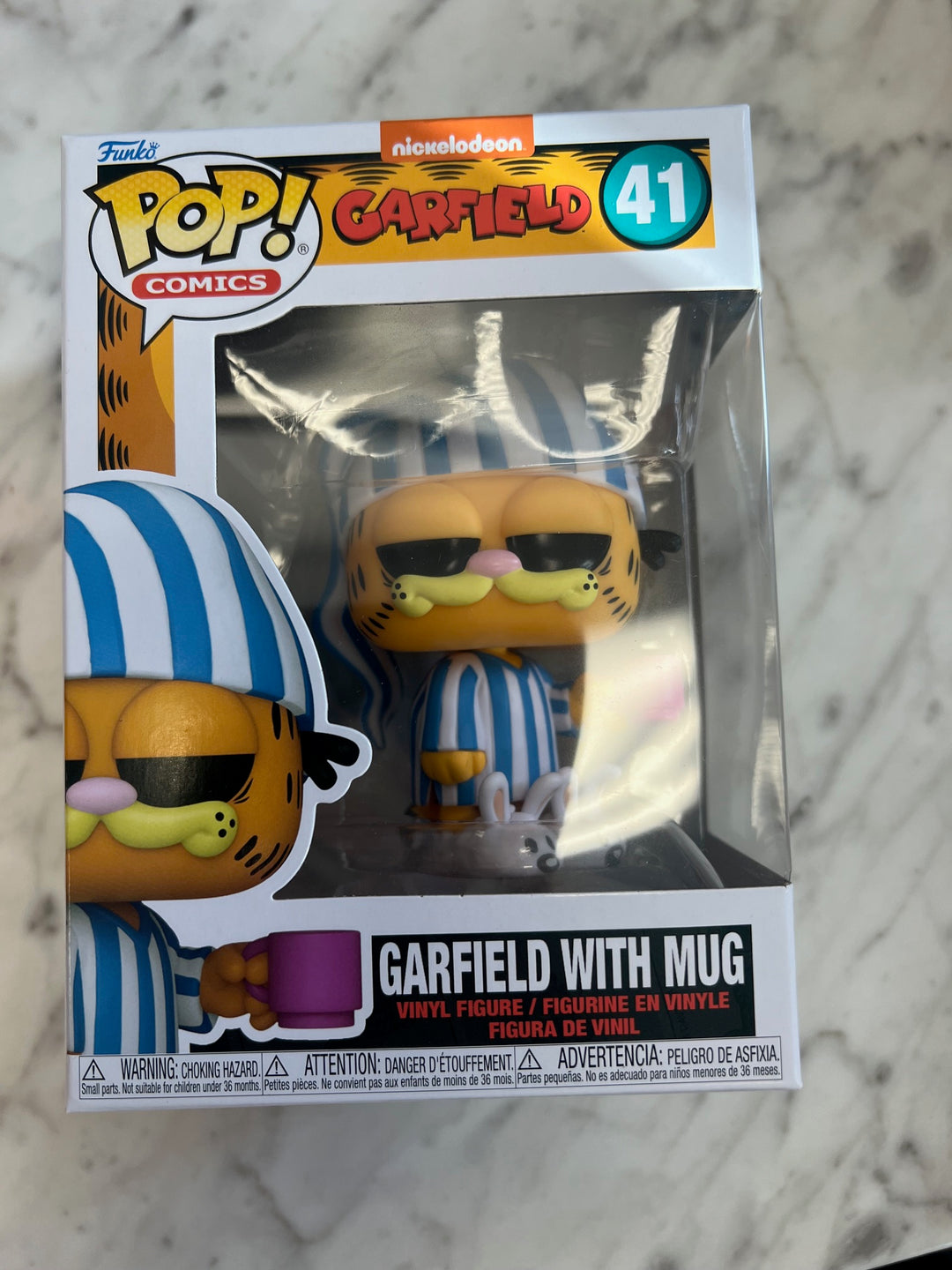 Funko Pop! Comics: Garfield– Garfield With Mug - Figura in Vinile da Collezione - Idea Regalo - Merchandising Ufficiale - Giocattoli per Bambini e Adulti - Cartoons Fans Funko Pop! Comics: Garfield– Garfield With Mug - Figura in Vinile da Collezione - Idea Regalo - Merchandising Ufficiale - Giocattoli per Bambini e Adulti - Cartoons Fans