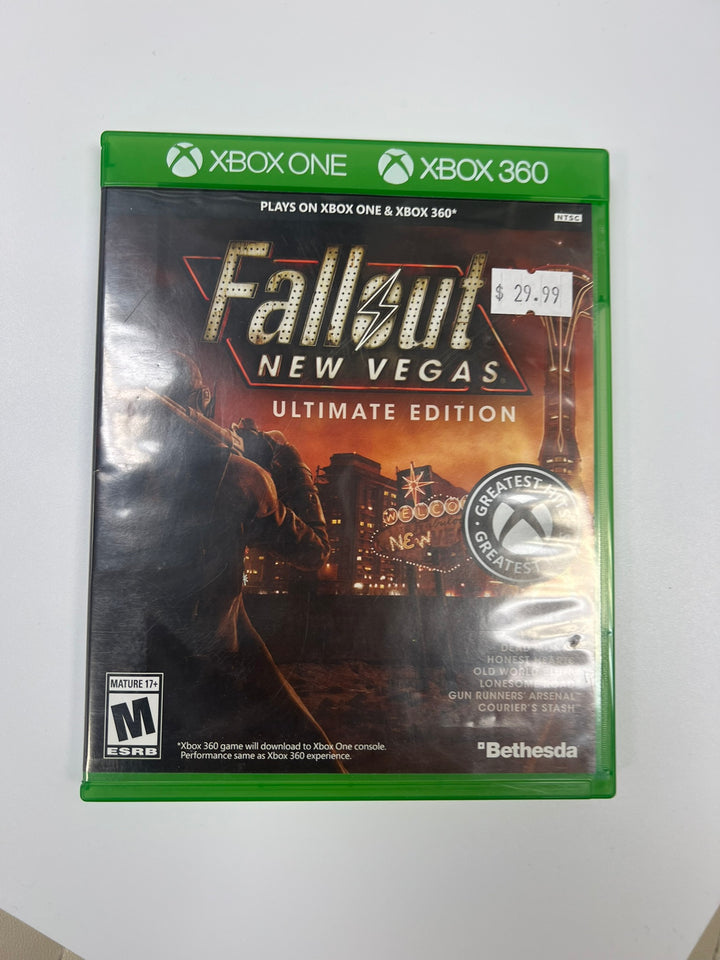 Fallout New Vegas Ultimate Edition Xbox One CASE ONLY NO GAME CO71326