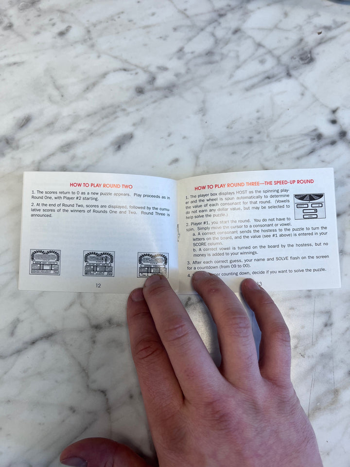 Wheel of Fortune for Gameboy MANUAL ONLY MO91725