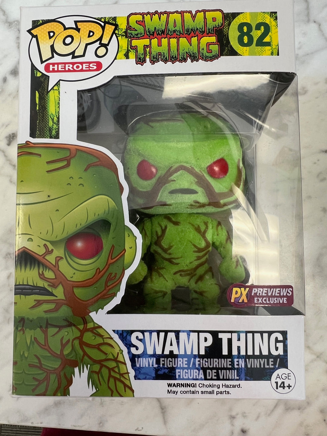 Funko Pop! Swamp Thing #82 Flocked PX Previews FP4125