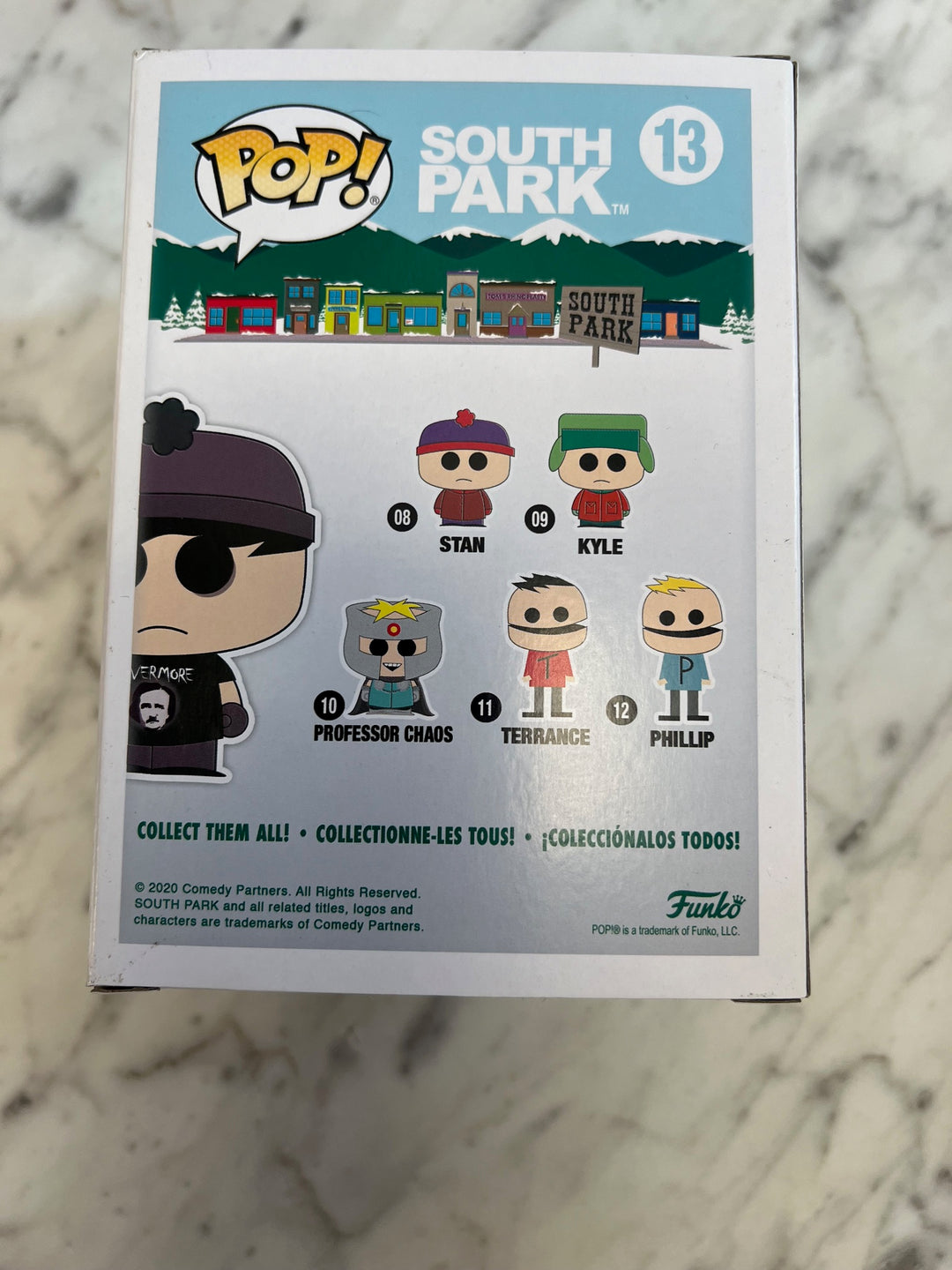 Funko Pop! 13 South Park GOTH STAN Hot Topic Exclusive FP9224