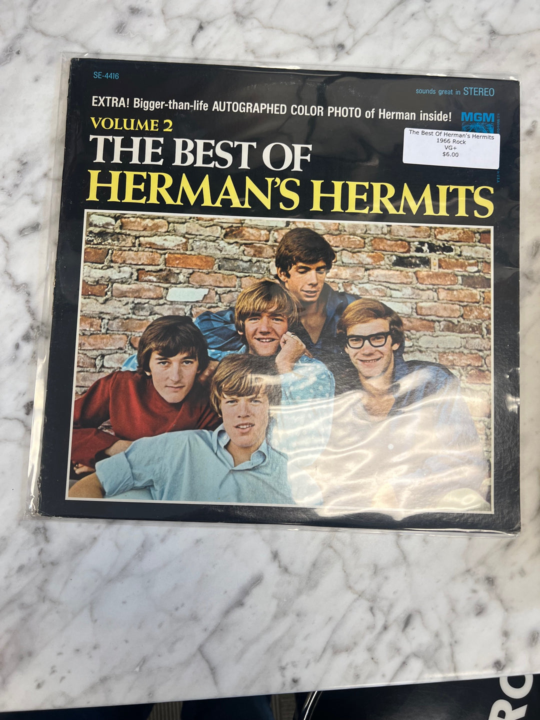 Herman's Hermits - The Best of Volume 2 (VG+) Condition Vinyl Record     VR12324