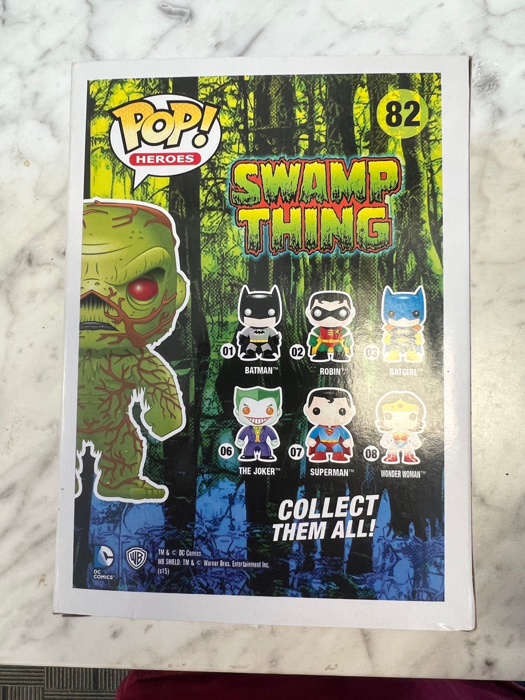 Funko Pop! Swamp Thing #82 Flocked PX Previews FP4125