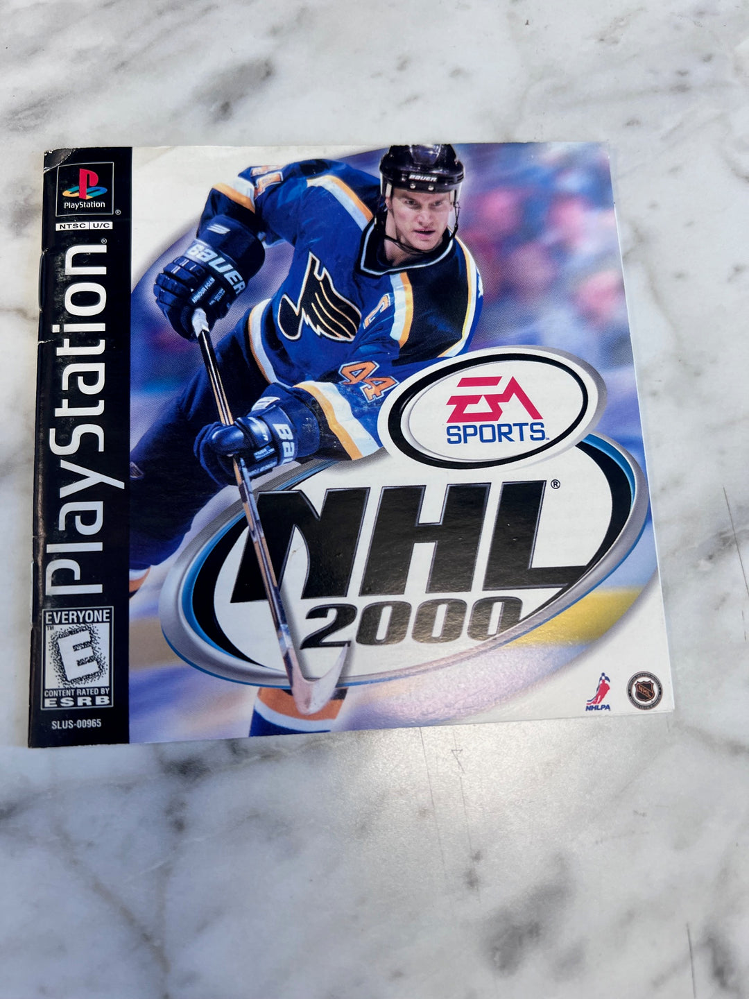 NHL 2000 PS1 Playstation MANUAL ONLY MO91725