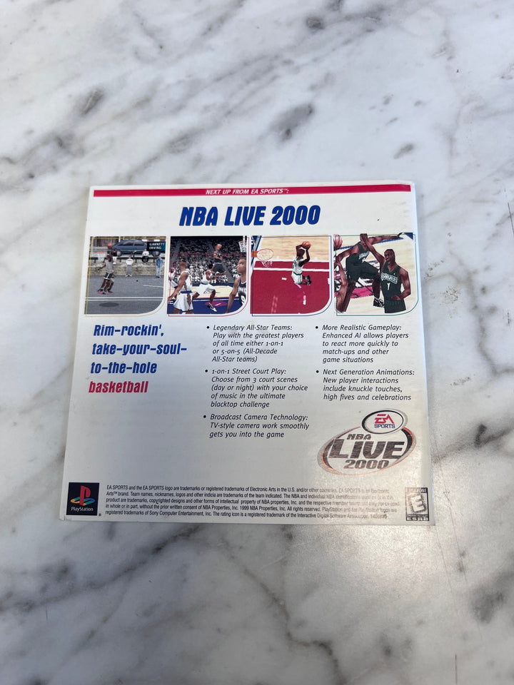 NHL 2000 PS1 Playstation MANUAL ONLY MO91725