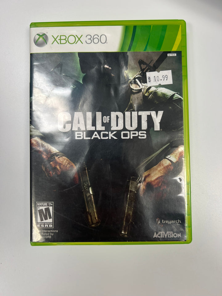 Call of Duty Black Ops Xbox 360 CASE & MANUAL ONLY NO GAME CO71326