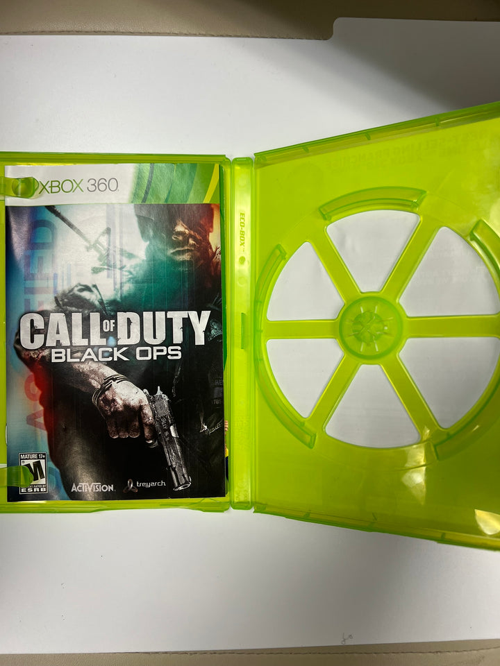 Call of Duty Black Ops Xbox 360 CASE & MANUAL ONLY NO GAME CO71326
