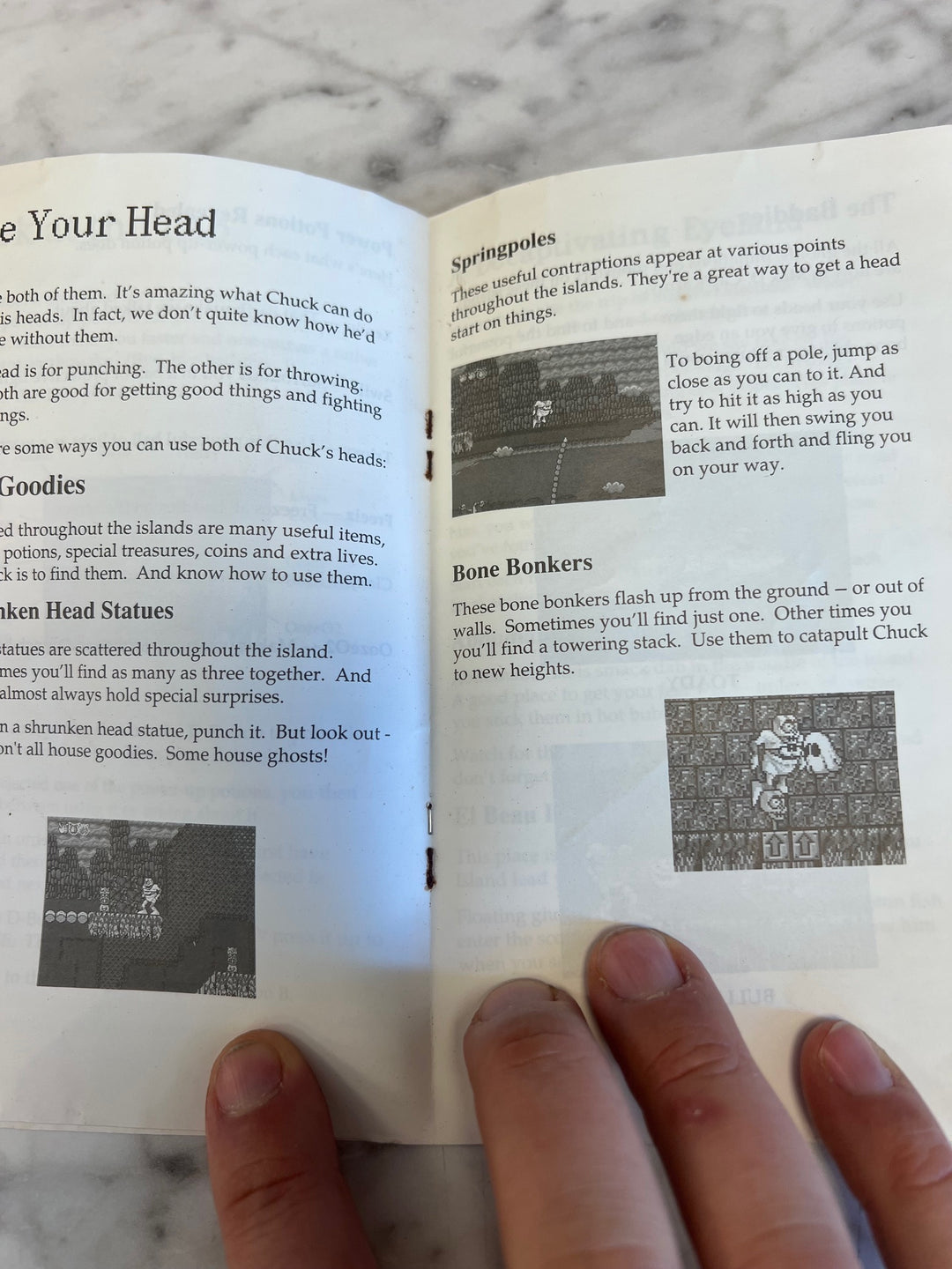 Decap Attack Sega Genesis MANUAL ONLY MO91725