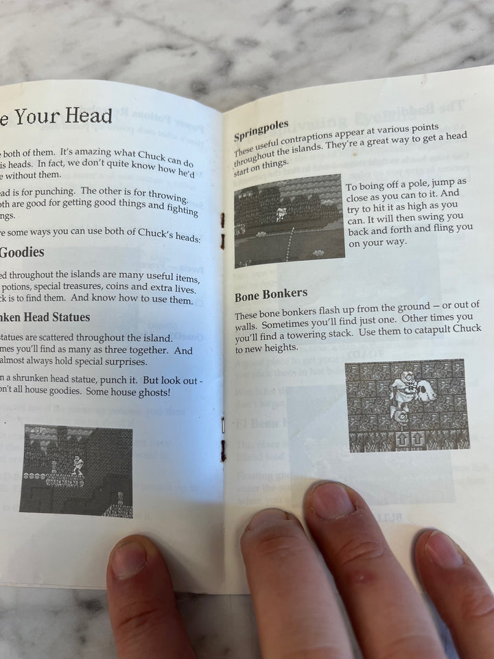 Decap Attack Sega Genesis MANUAL ONLY MO91725