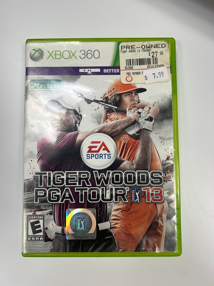 Tiger Woods PGA Tour 13 Xbox 360 CASE ONLY NO GAME CO71326