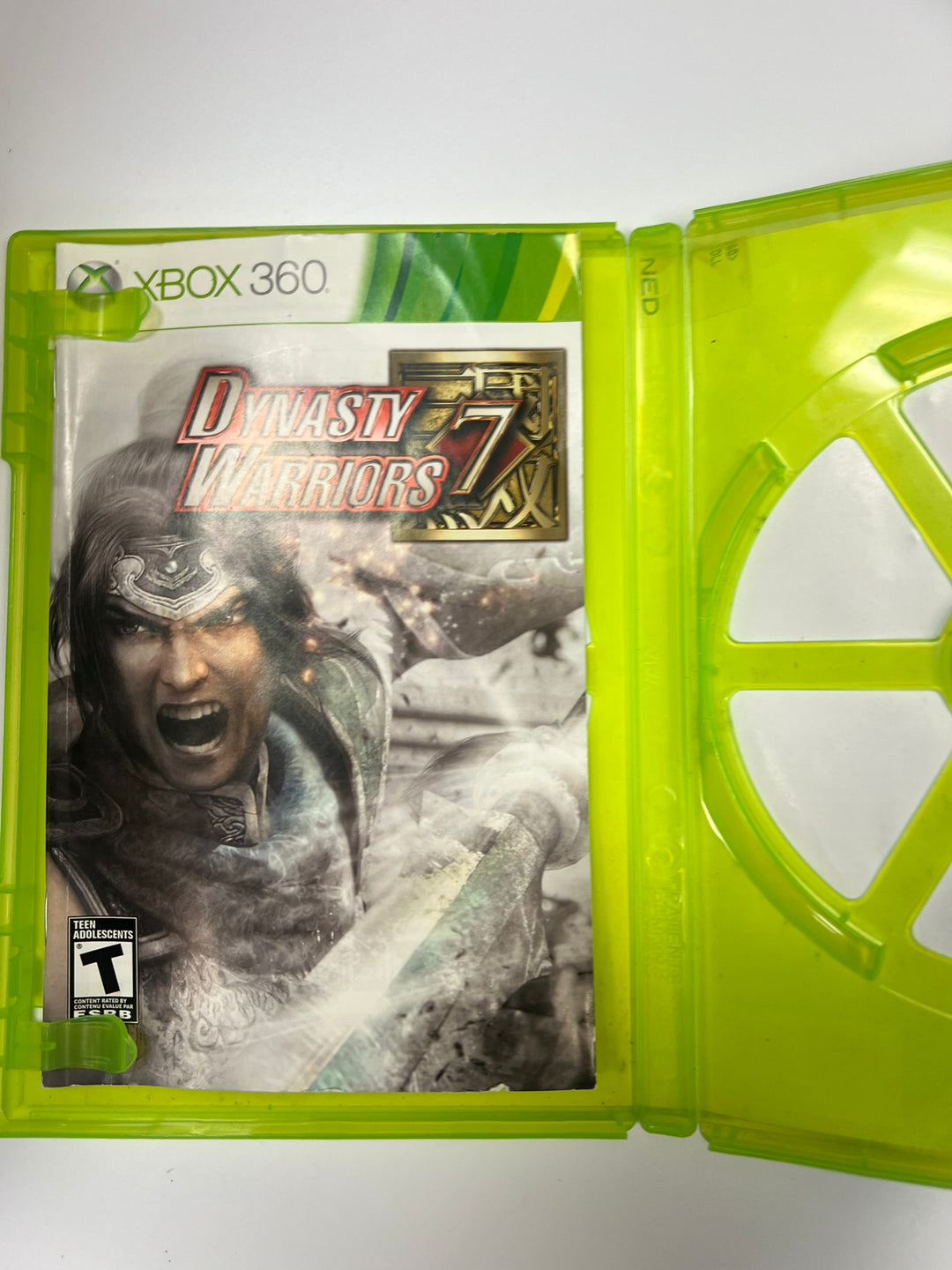 Dynasty Warriors 7 Xbox 360 CASE & MANUAL ONLY NO GAME CO71326
