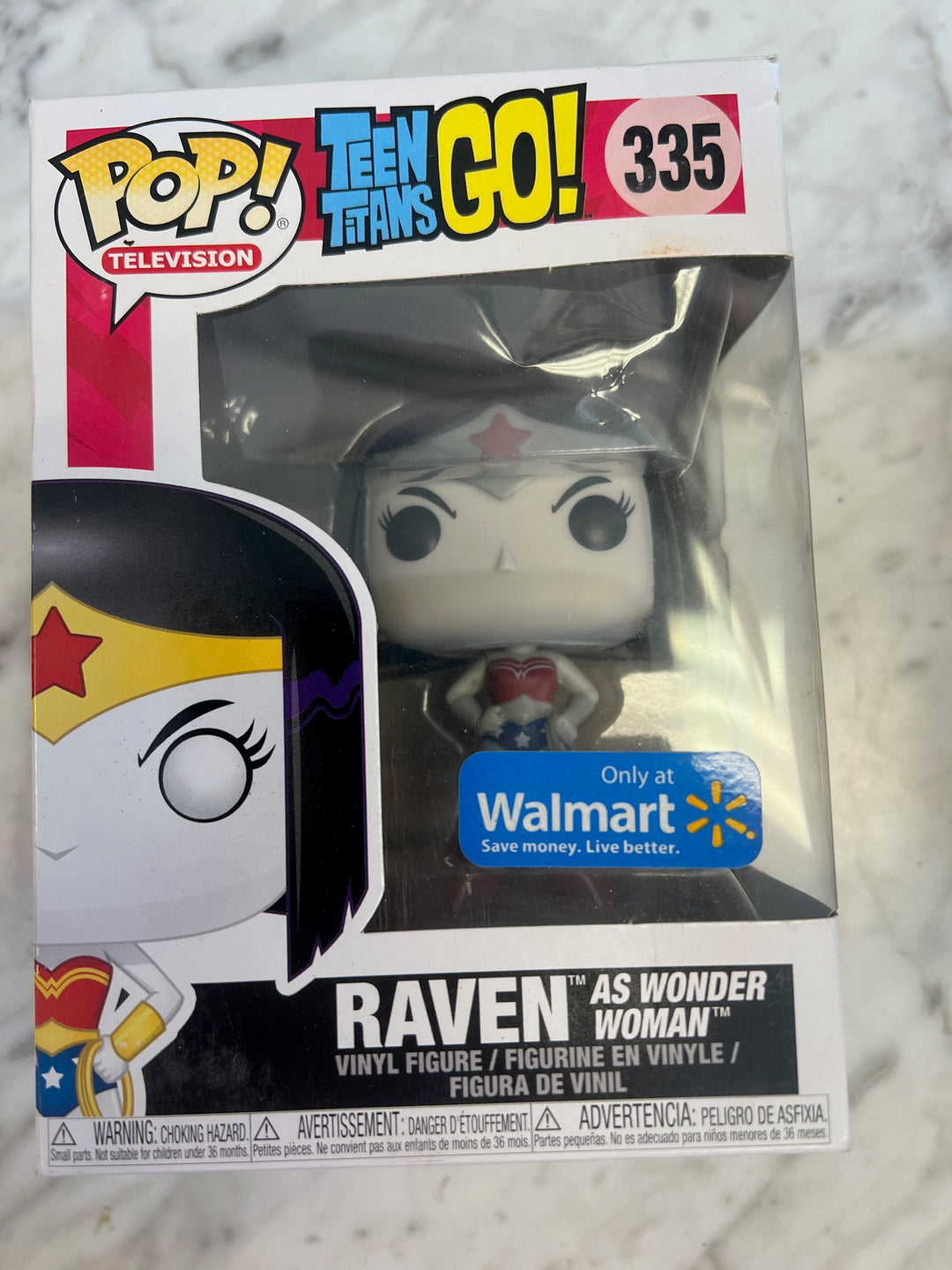 Funko Pop! Raven as Wonder Woman #335 Squished Box FP4125