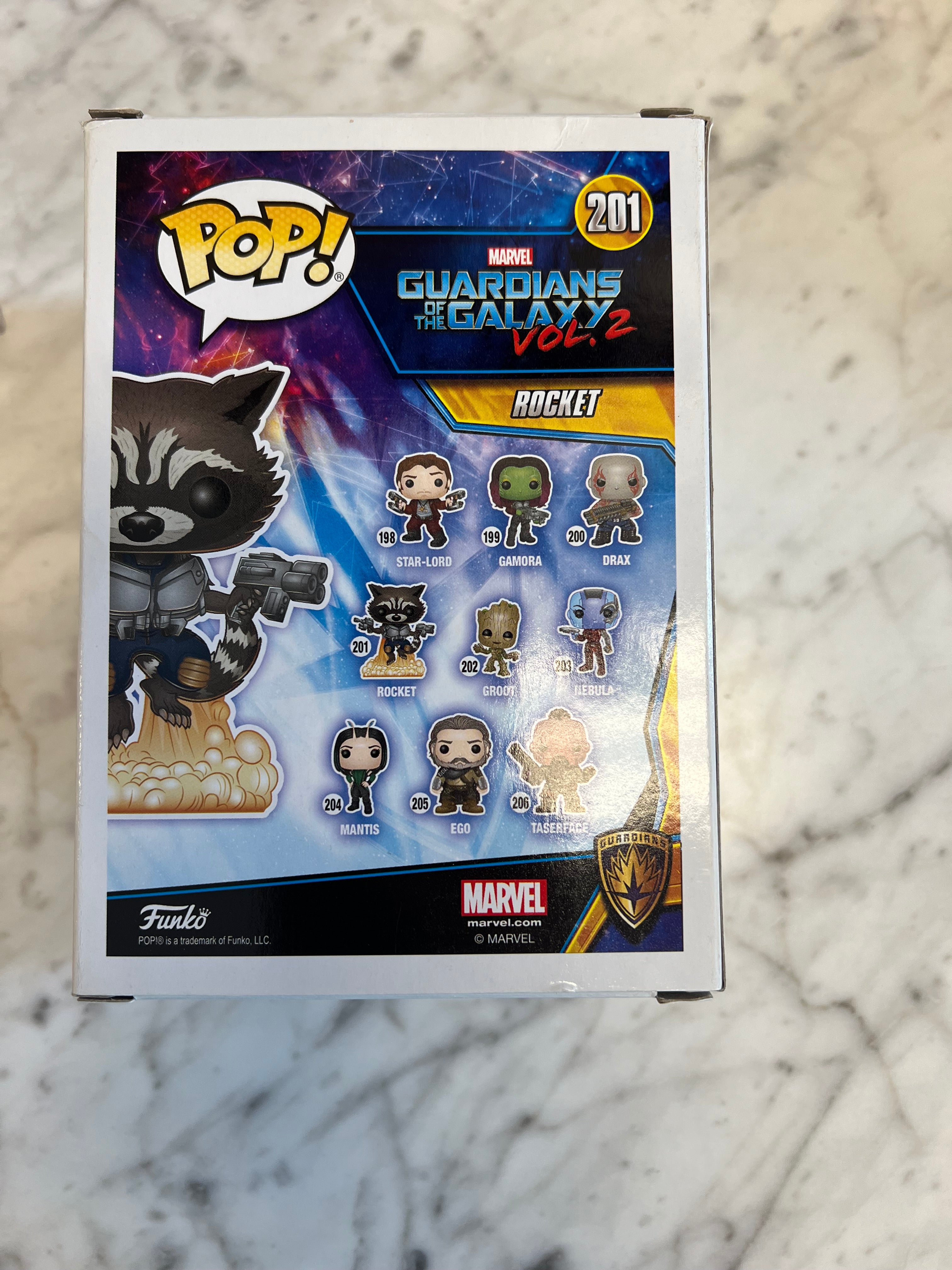 Funko Pop! Vinyl: Marvel - Rocket Raccoon #201 FP62024 – Core Gaming