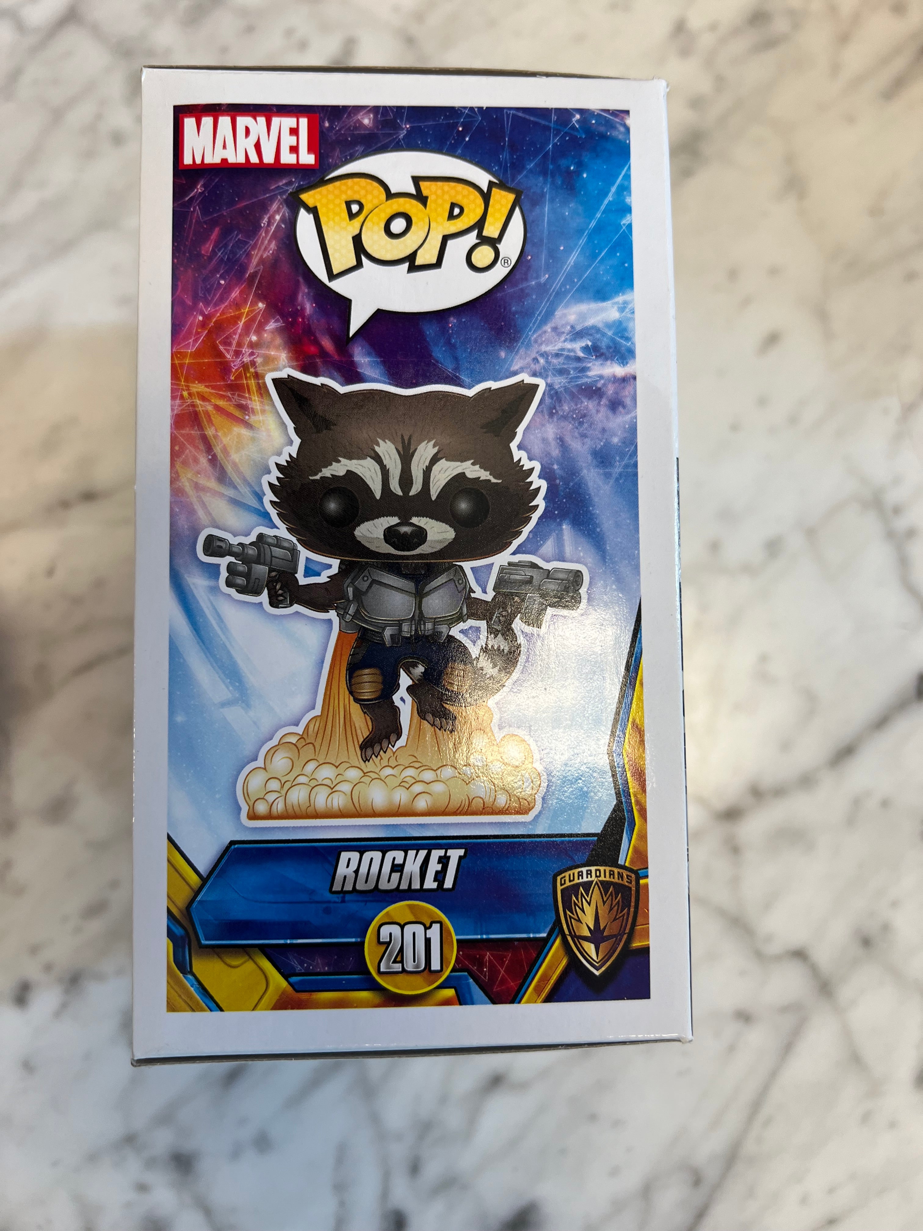 Funko Pop! Vinyl: Marvel - Rocket Raccoon #201 FP62024 – Core Gaming