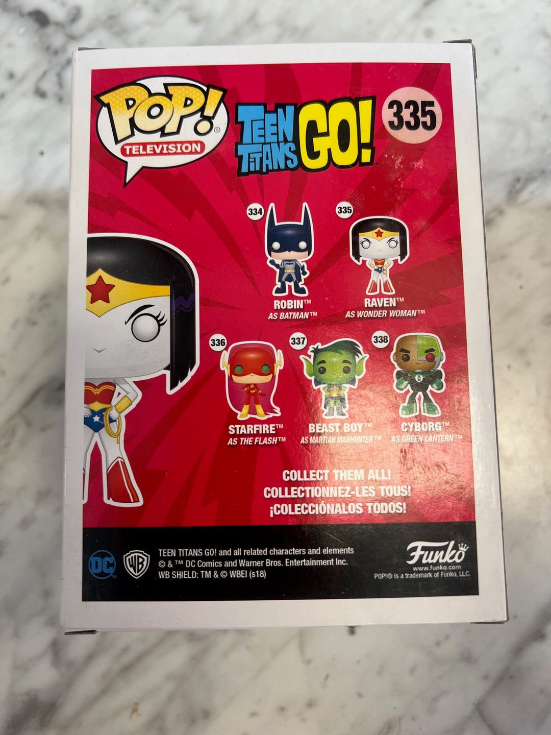 Funko Pop! Raven as Wonder Woman #335 Squished Box FP4125