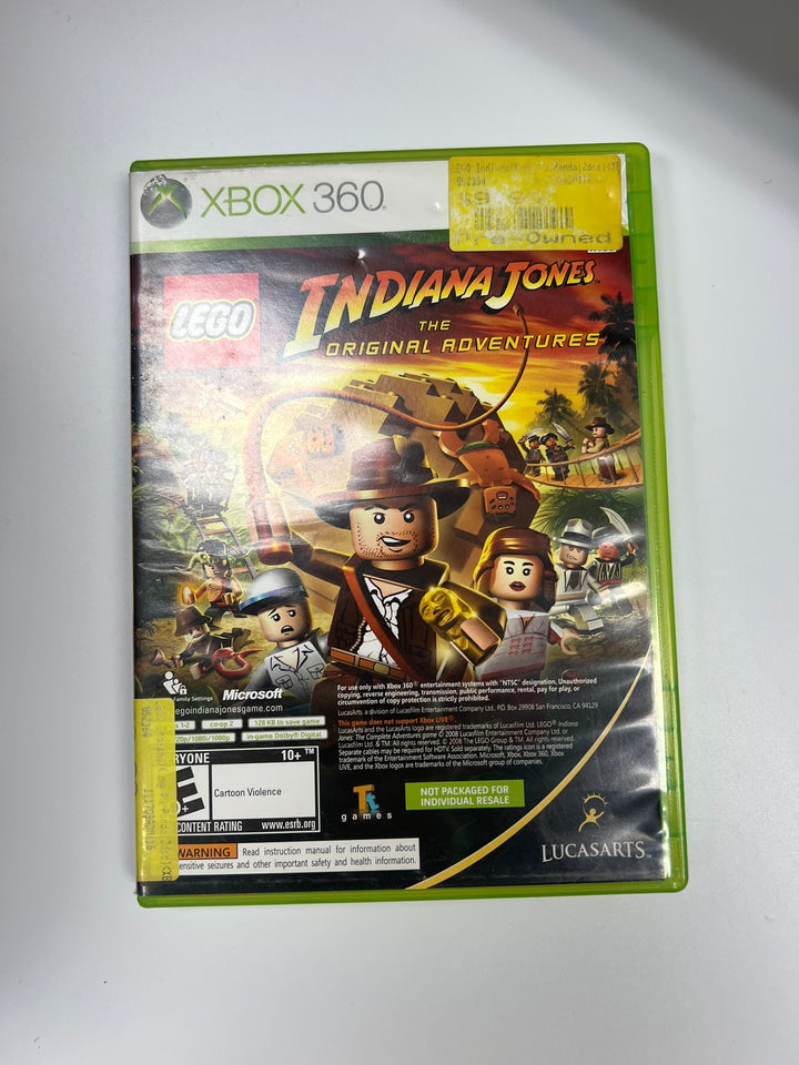 Lego Indiana Jones Kung Fu Panda Xbox 360 CASE & MANUALS ONLY NO GAME CO71326