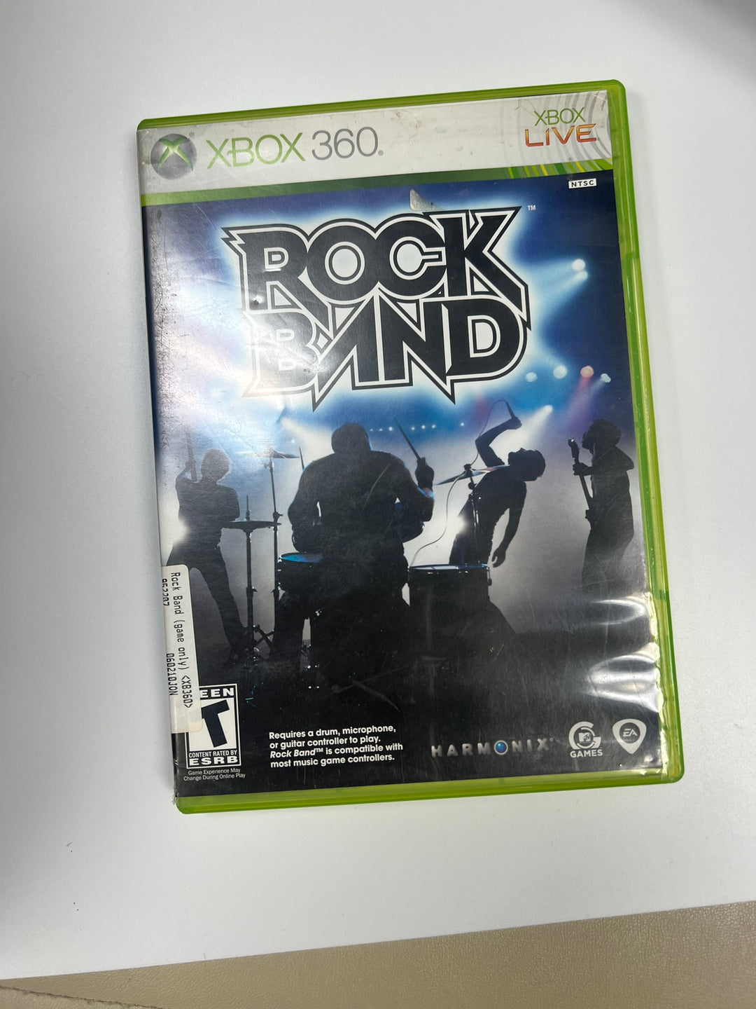 Rock Band Xbox 360 CASE AND MANUAL ONLY CO71326