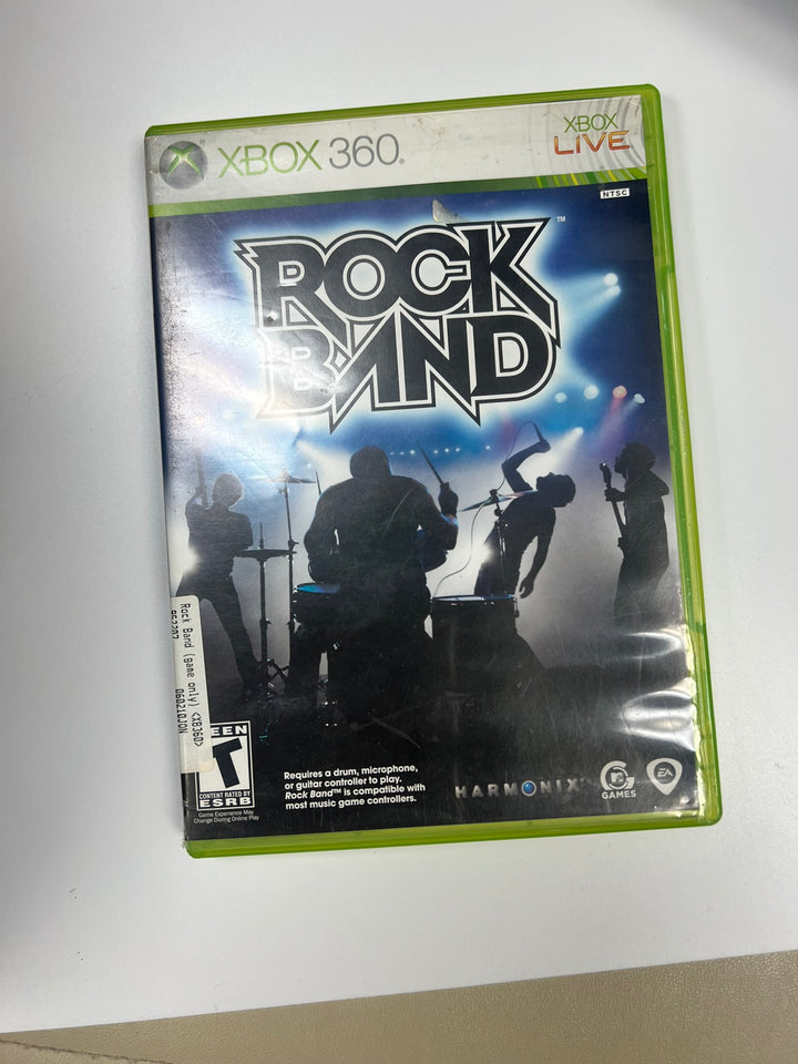 Rock Band Xbox 360 CASE AND MANUAL ONLY CO71326