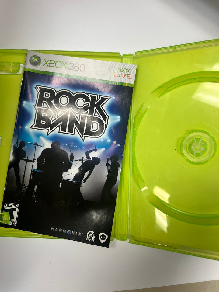 Rock Band Xbox 360 CASE AND MANUAL ONLY CO71326