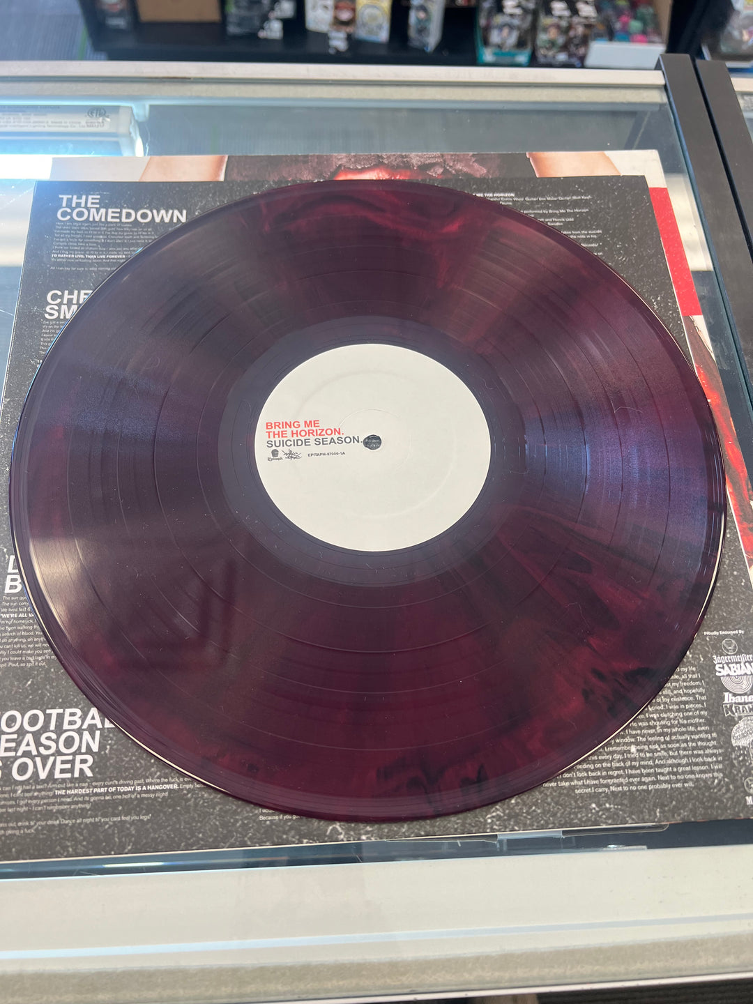 Bring Me the Horizon Suicide Season Cherry Bomb Splash Vinyl Record VR9324