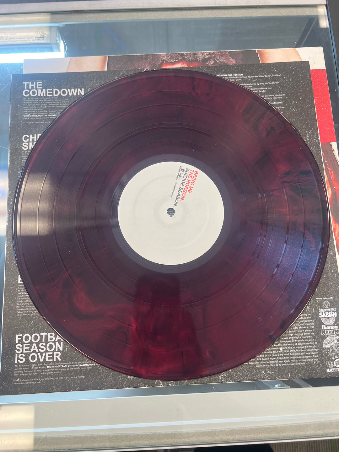 Bring Me the Horizon Suicide Season Cherry Bomb Splash Vinyl Record VR9324