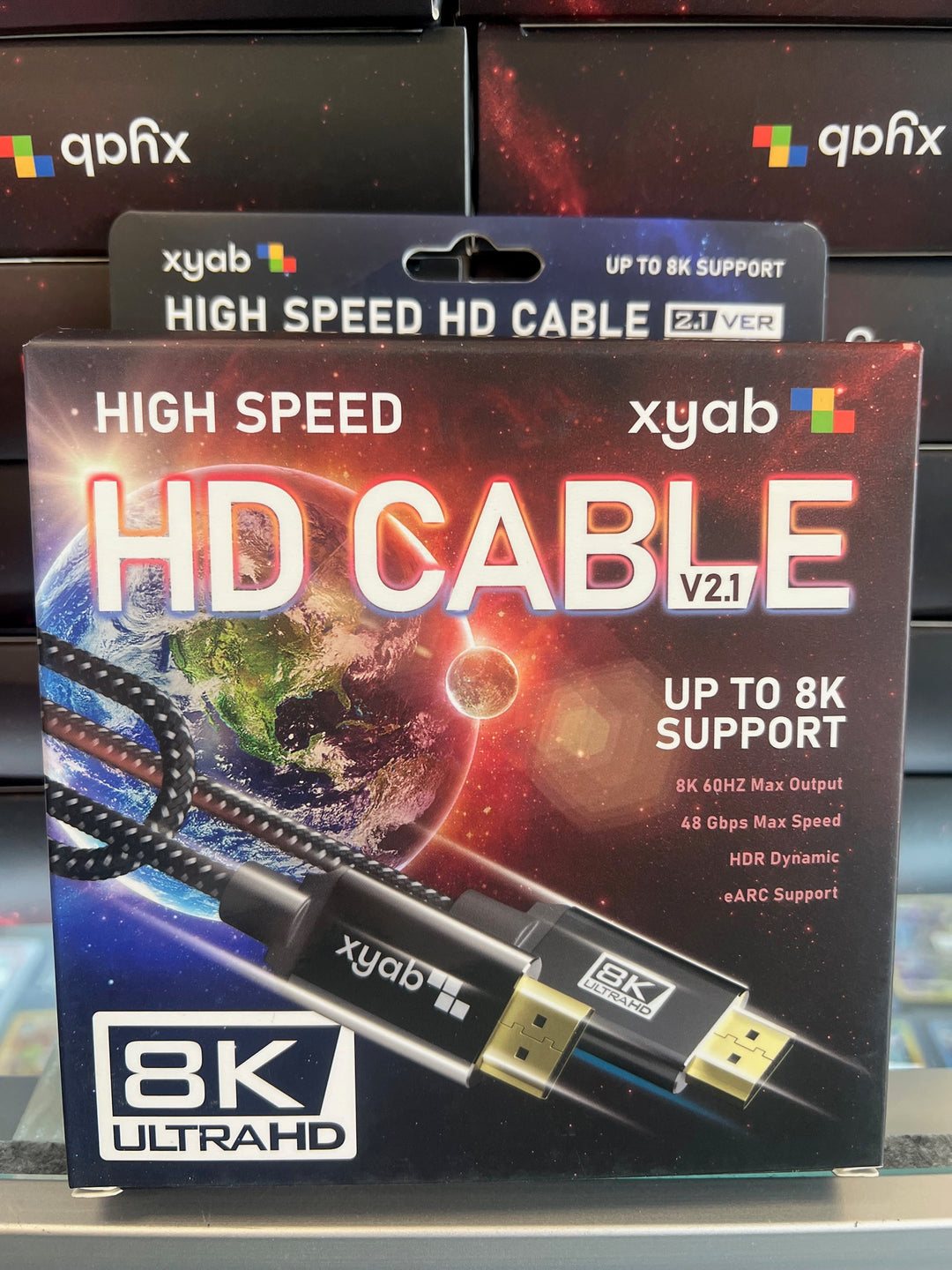 XYAB Universal HD 2.1 Ultra High Speed Cable - 6FT