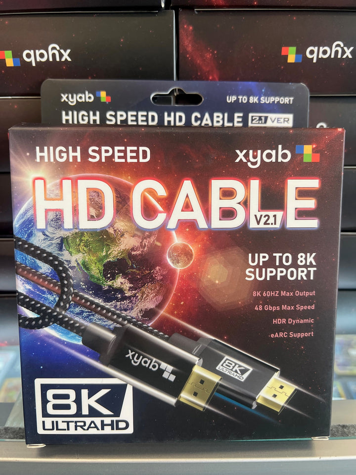 XYAB Universal HD 2.1 Ultra High Speed Cable - 6FT