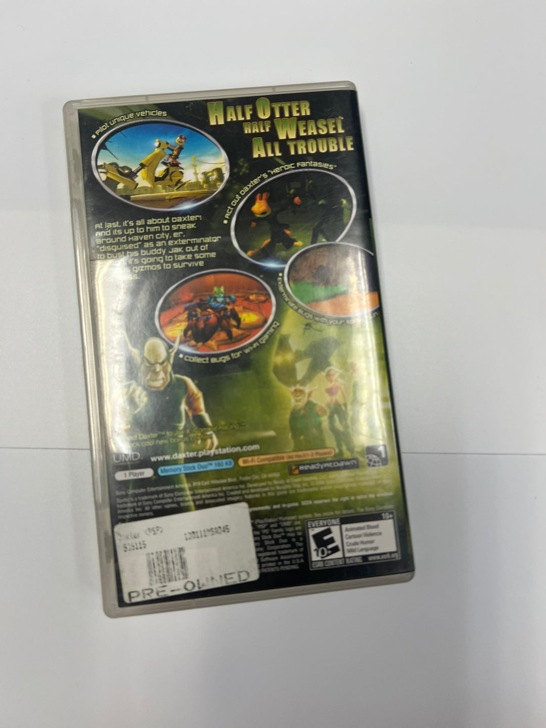 Daxter PSP CASE & MANUAL ONLY CO71326