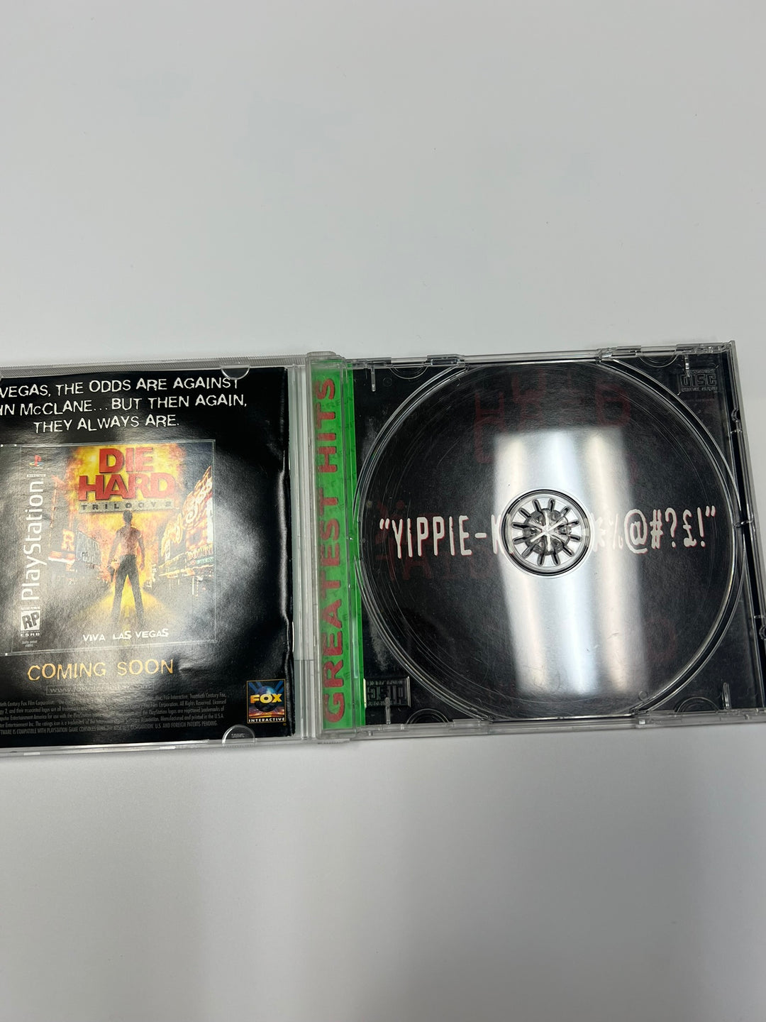 Die Hard Trilogy (Greatest Hits) Playstation PS1 CASE & MANUAL ONLY CO71326