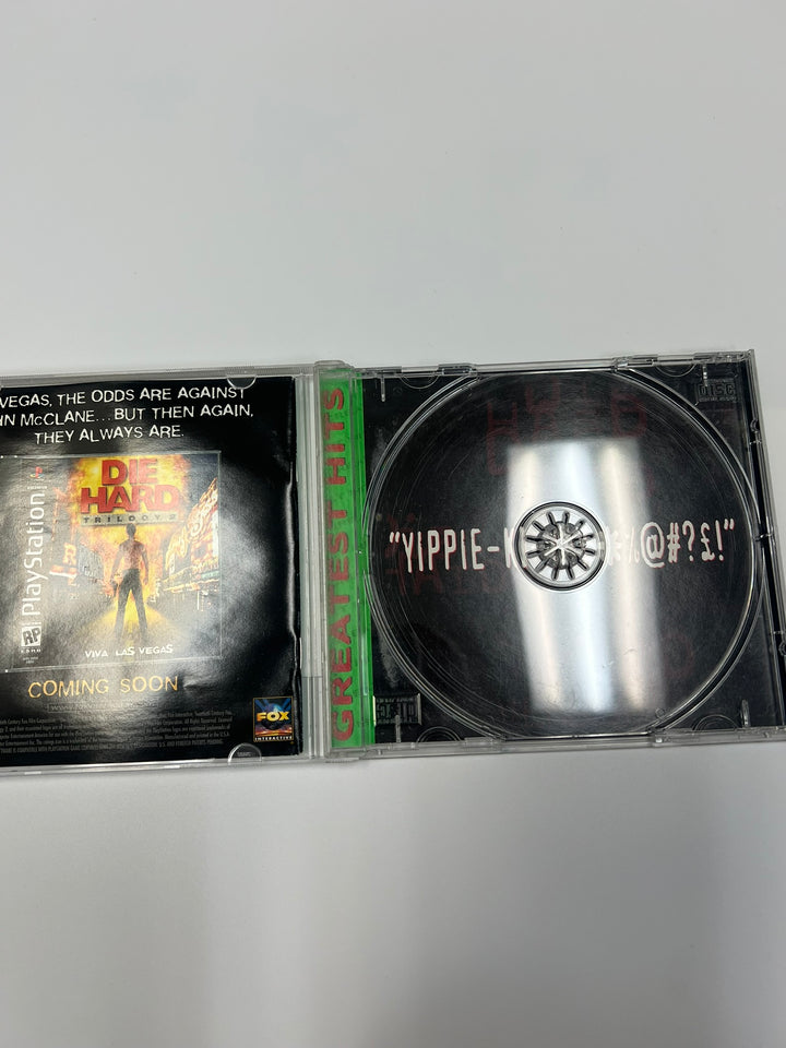 Die Hard Trilogy (Greatest Hits) Playstation PS1 CASE & MANUAL ONLY CO71326