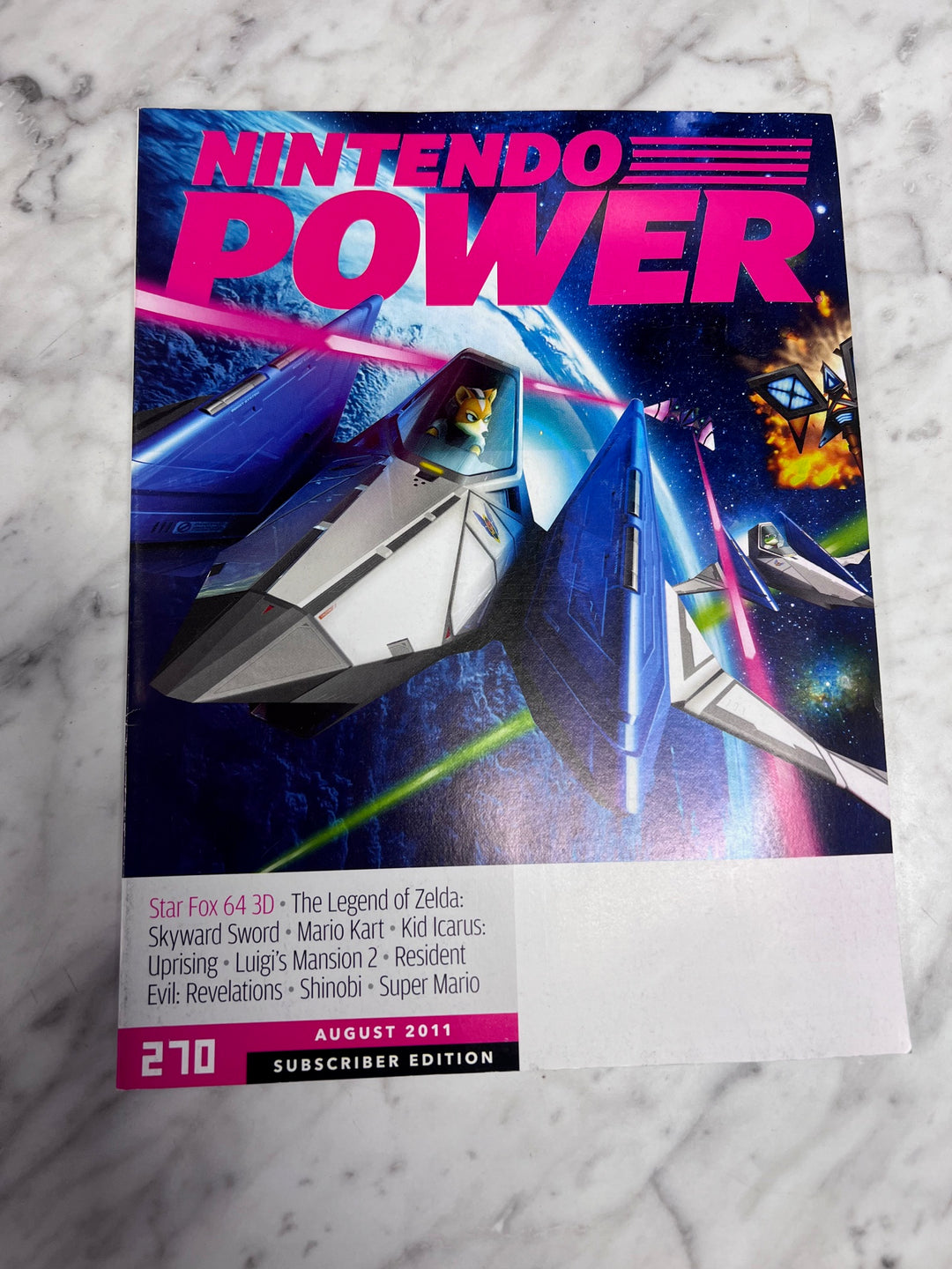 Nintendo Power Volume 270 August 2011 (Subscriber Edition)   MAG1826