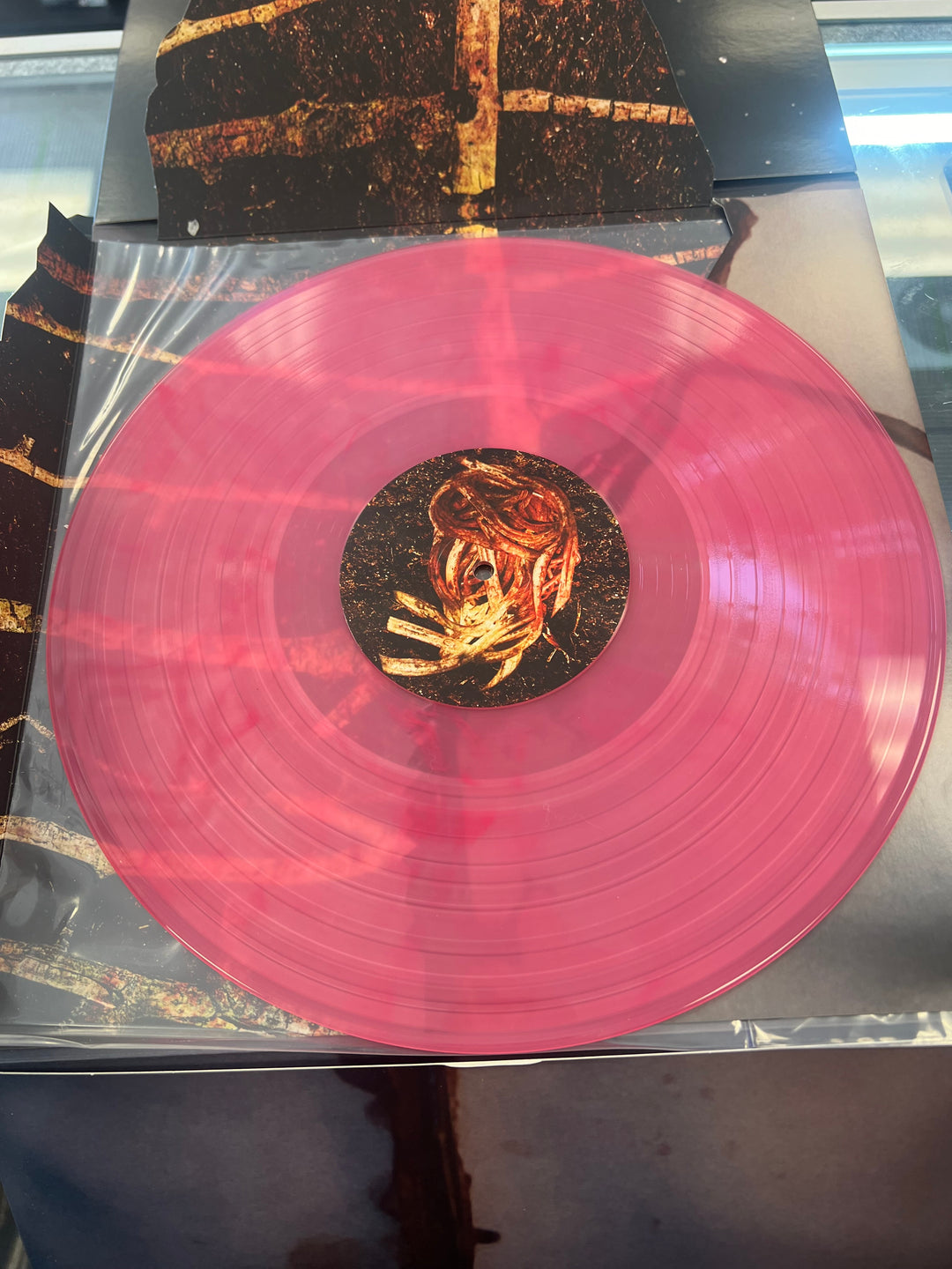 Danny Bensi, Saunder Jurriaans – The Autopsy of Jane Doe Pink Swirl Vinyl Record VR9324