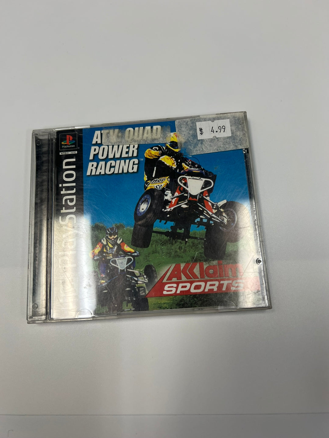 ATV Quad Power Racing Playstation PS1 CASE AND MANUAL ONLY CO71326