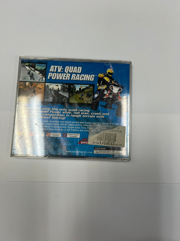 ATV Quad Power Racing Playstation PS1 CASE AND MANUAL ONLY CO71326