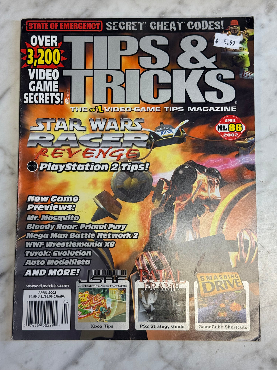 Tips & Tricks Magazine April 2002 (Star Wars Racer Revenge) - MP62826
