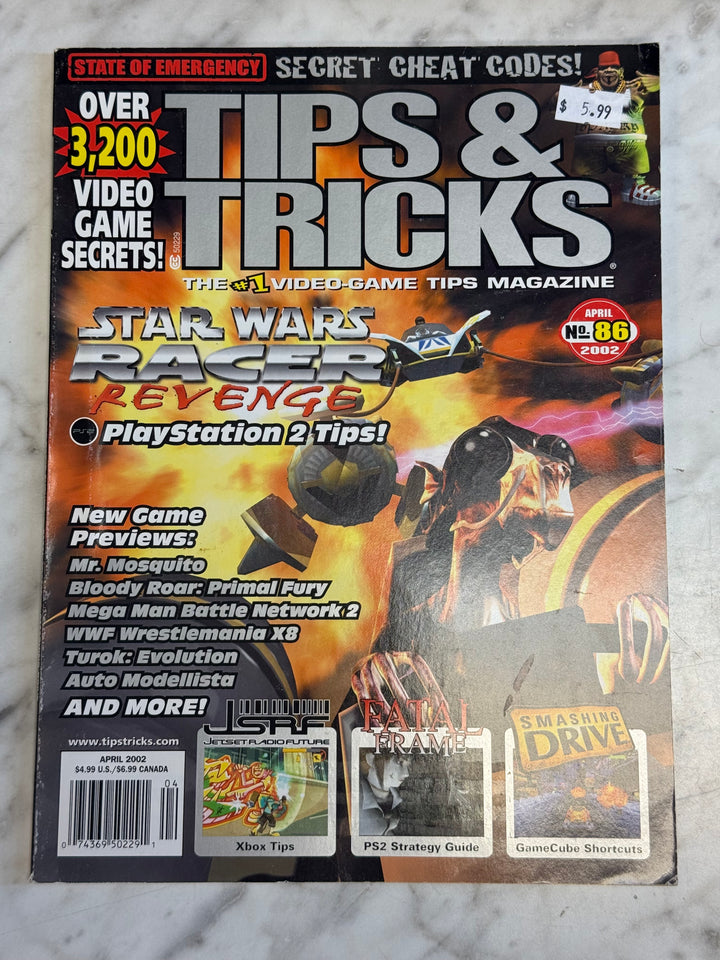 Tips & Tricks Magazine April 2002 (Star Wars Racer Revenge) - MP62826